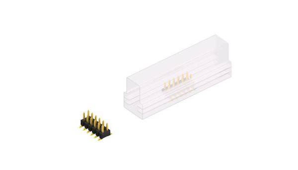Fischer Elektronik Stiftleiste (Standard) Anzahl Reihen: 2 SL11SMD04012GSM 10 St.