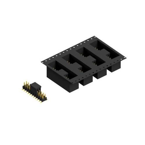 Fischer Elektronik Stiftleiste (Standard) Anzahl Reihen: 2 SL11SMD04022GBTR 250 St.