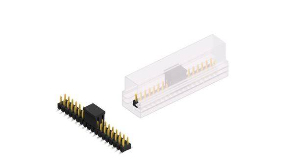 Fischer Elektronik Stiftleiste (Standard) Anzahl Reihen: 2 SL11SMD04036SBSM 10 St.