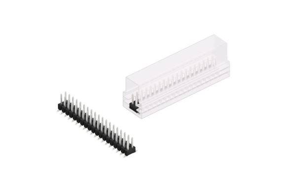 Fischer Elektronik Stiftleiste (Standard) Anzahl Reihen: 2 10049357 10 St.