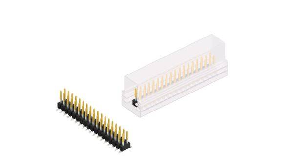 Fischer Elektronik Stiftleiste (Standard) Anzahl Reihen: 2 10049567 10 St.