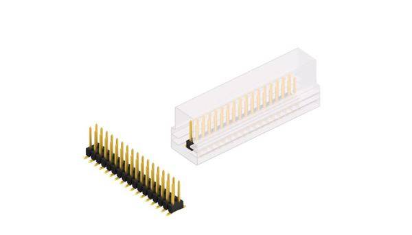 Fischer Elektronik Stiftleiste (Standard) Anzahl Reihen: 2 10049766 10 St.