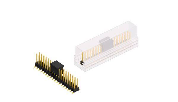 Fischer Elektronik Stiftleiste (Standard) Anzahl Reihen: 2 10049774 10 St.