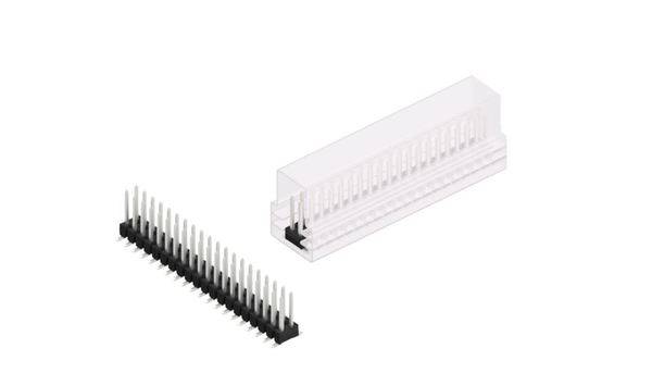 Fischer Elektronik Stiftleiste (Standard) Anzahl Reihen: 2 10049801 10 St.