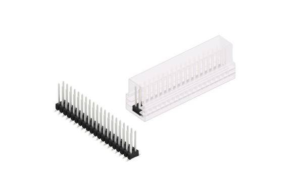 Fischer Elektronik Stiftleiste (Standard) Anzahl Reihen: 2 10049978 10 St.