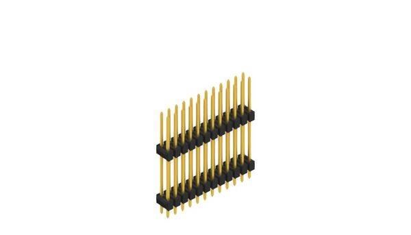 Fischer Elektronik Stiftleiste (Standard) Anzahl Reihen: 2 10051515 10 St.-0