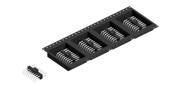 Fischer Elektronik Stiftleiste (Standard) Anzahl Reihen: 2 10052571 300 St.