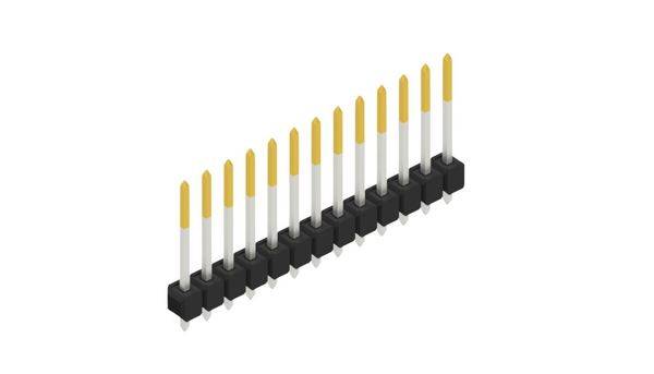 Fischer Elektronik Stiftleiste (Standard) Anzahl Reihen: 1 10054258 10 St.-0