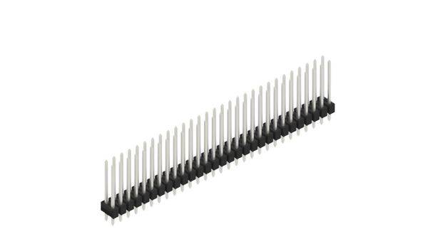 Fischer Elektronik Stiftleiste (Standard) Anzahl Reihen: 2 10055542 10 St.-0