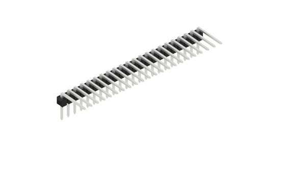Fischer Elektronik Stiftleiste (Standard) Anzahl Reihen: 1 10056187 10 St.-0