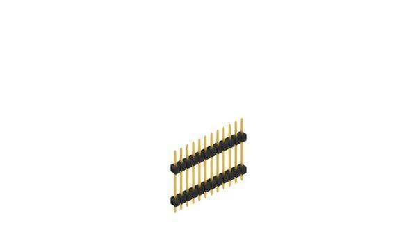 Fischer Elektronik Stiftleiste (Standard) Anzahl Reihen: 1 10056669 10 St.-0