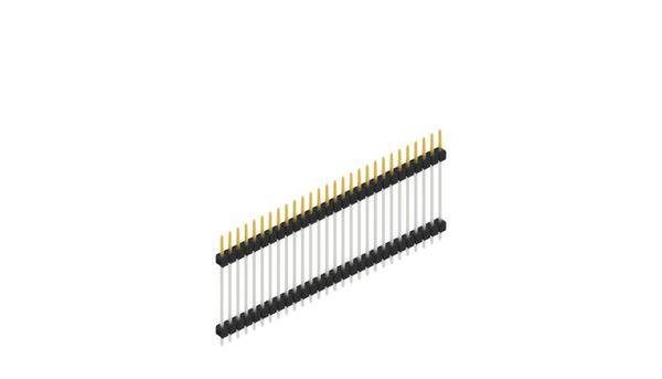 Fischer Elektronik Stiftleiste (Standard) Anzahl Reihen: 1 SL523728S 10 St.-0