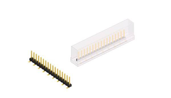Fischer Elektronik Stiftleiste (Standard) Anzahl Reihen: 1 SLLP5SMD06617GSM 10 St.
