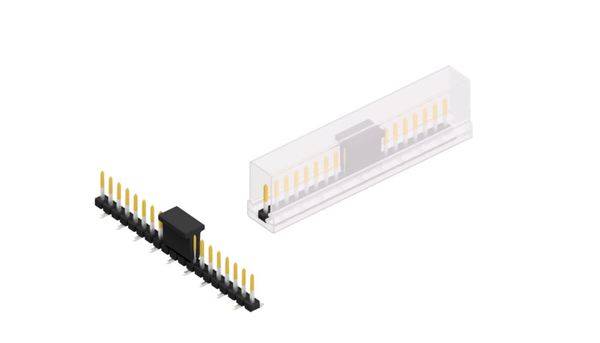 Fischer Elektronik Stiftleiste (Standard) Anzahl Reihen: 1 SLLP5SMD06619SBSM 10 St.