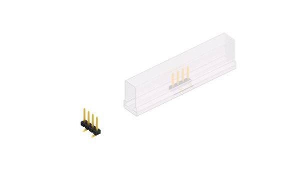 Fischer Elektronik Stiftleiste (Standard) Anzahl Reihen: 1 SLLP5SMD0664GSM 10 St.