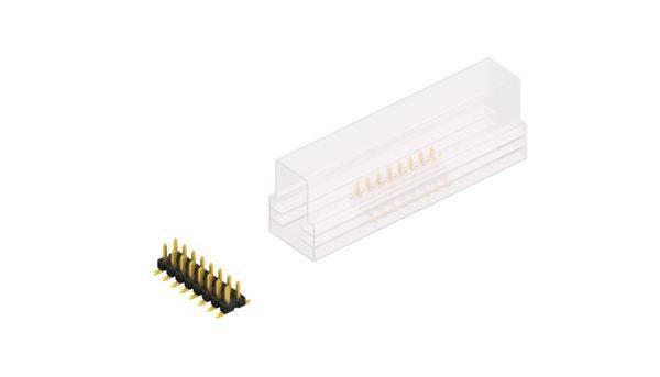 Fischer Elektronik Stiftleiste (Standard) Anzahl Reihen: 2 SLLP6SMD03816GSM 10 St.