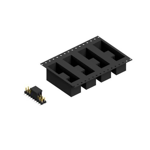 Fischer Elektronik Stiftleiste (Standard) Anzahl Reihen: 2 SLLP6SMD03818SBTR 250 St.