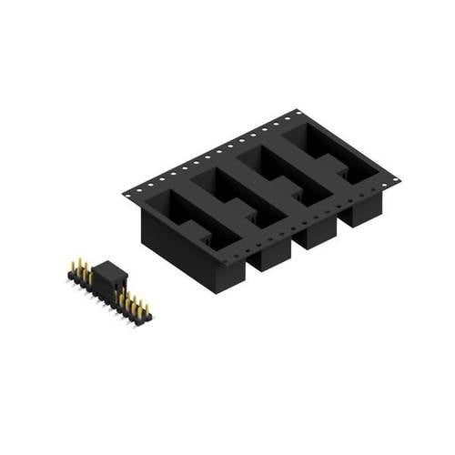 Fischer Elektronik Stiftleiste (Standard) Anzahl Reihen: 2 SLLP6SMD03824SBTR 250 St.