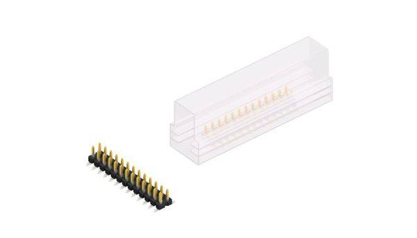 Fischer Elektronik Stiftleiste (Standard) Anzahl Reihen: 2 SLLP6SMD03826SSM 10 St.