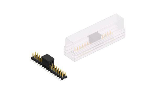 Fischer Elektronik Stiftleiste (Standard) Anzahl Reihen: 2 SLLP6SMD03830SBSM 10 St.