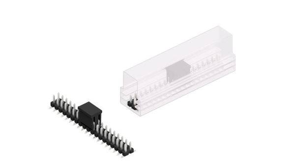 Fischer Elektronik Stiftleiste (Standard) Anzahl Reihen: 2 SLLP6SMD03838ZBSM 10 St.