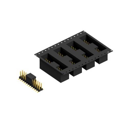 Fischer Elektronik Stiftleiste (Standard) Anzahl Reihen: 2 SLLP6SMD06624GBTR 250 St.