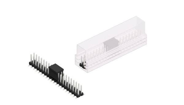 Fischer Elektronik Stiftleiste (Standard) Anzahl Reihen: 2 SLLP6SMD06640ZBSM 10 St.