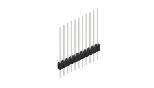 Fischer Elektronik Stiftleiste (Standard) Anzahl Reihen: 1 10059497 10 St.-0