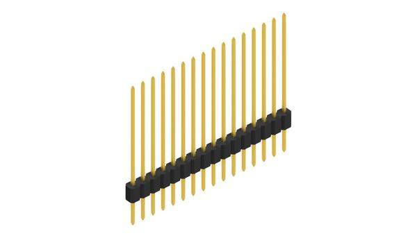 Fischer Elektronik Stiftleiste (Standard) Anzahl Reihen: 1 10059506 10 St.-0