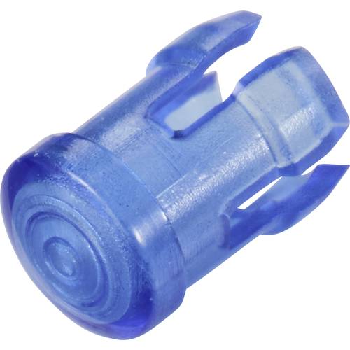 TRU COMPONENTS TC-13030652 Leuchtkappe Blau, Transparent Passend für (LEDs) LED 3 mm