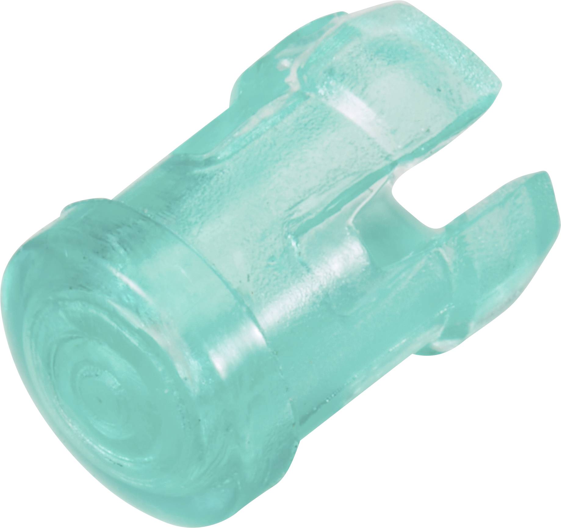 TRU COMPONENTS TC-13030656 Leuchtkappe Grün, Transparent Passend für (LEDs) LED 3 mm