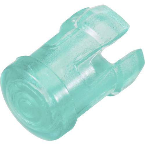 TRU COMPONENTS TC-13030656 Leuchtkappe Grün, Transparent Passend für (LEDs) LED 3 mm