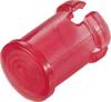 TRU COMPONENTS TC-13030664 Leuchtkappe Rot, Transparent Passend für (LEDs) LED 5 mm