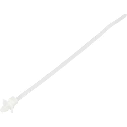 TRU COMPONENTS TC-13030676 TC-WM-115-3.6-N Kabelbinder 155 mm 3.6 mm Natur mit Flügelverschluss, chemische Beständigkeit...