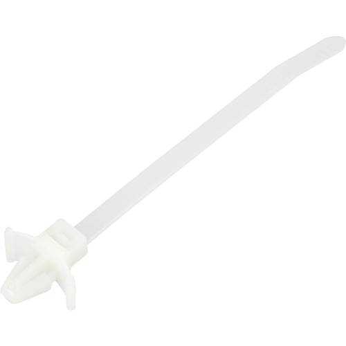 Thumbnail - TRU COMPONENTS TC-13030680 TC-WM-100-4.8-N Kabelbinder 100 mm 4.8 mm Natur mit Flügelverschluss, chemische Beständigkeit...