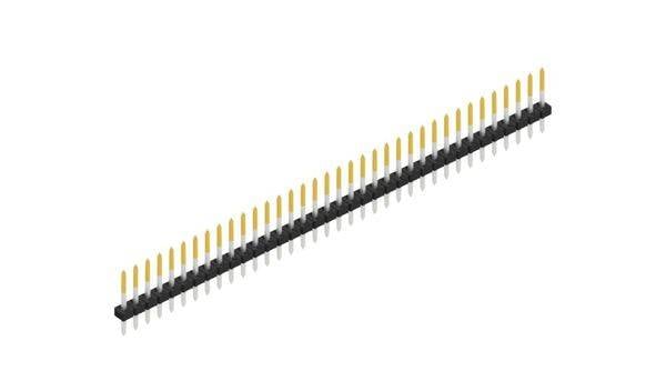 Fischer Elektronik Stiftleiste (Standard) Anzahl Reihen: 1 SLY110436S 10 St.-0