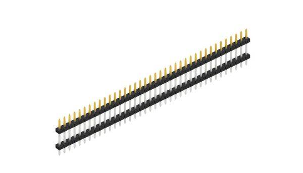 Fischer Elektronik Stiftleiste (Standard) Anzahl Reihen: 1 SLY507538S 10 St.-0