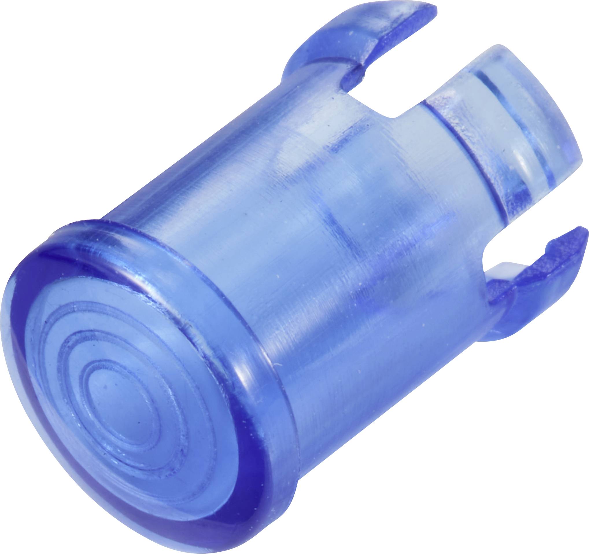 TRU COMPONENTS TC-13069292 Leuchtkappe Blau, Transparent Passend für (LEDs) LED 5 mm