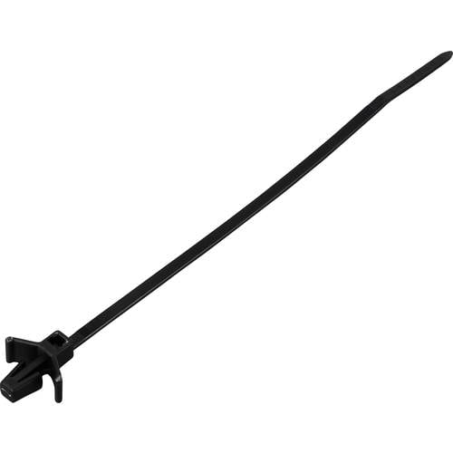 Thumbnail - TRU COMPONENTS TC-13069328 TC-WM-110-2.5-UVB-B Kabelbinder 110 mm 2.5 mm Schwarz mit Flügelverschluss, UV-stabilisiert, ...