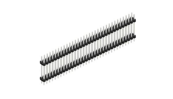 Fischer Elektronik Stiftleiste (Standard) Anzahl Reihen: 2 SLY612266Z 10 St.-0