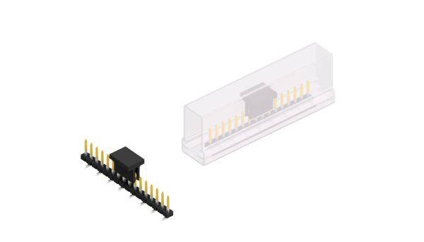 Fischer Elektronik Stiftleiste (Standard) Anzahl Reihen: 1 SLY7SMD04516SBSM 10 St.