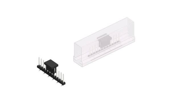 Fischer Elektronik Stiftleiste (Standard) Anzahl Reihen: 1 SLY7SMD06212ZBSM 10 St.