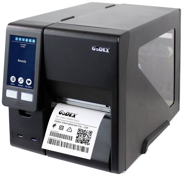 Godex GX4600i Etikettendrucker  Thermodirekt, Thermotransfer 600 x 600 dpi Etikettenbreite (max.): 118 mm USB, RS-232, LAN