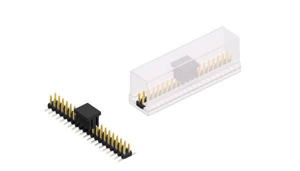 Fischer Elektronik Stiftleiste (Standard) Anzahl Reihen: 2 10063543 10 St.
