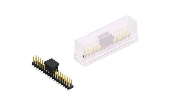 Fischer Elektronik Stiftleiste (Standard) Anzahl Reihen: 2 10063654 10 St.