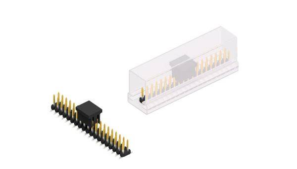Fischer Elektronik Stiftleiste (Standard) Anzahl Reihen: 2 SLY8SMD04538SBSM 10 St.