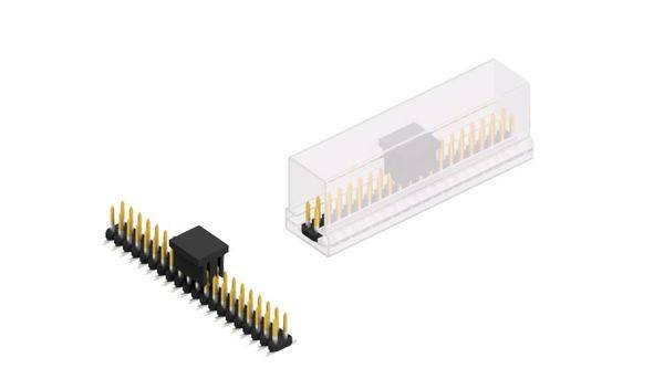 Fischer Elektronik Stiftleiste (Standard) Anzahl Reihen: 2 10063661 10 St.