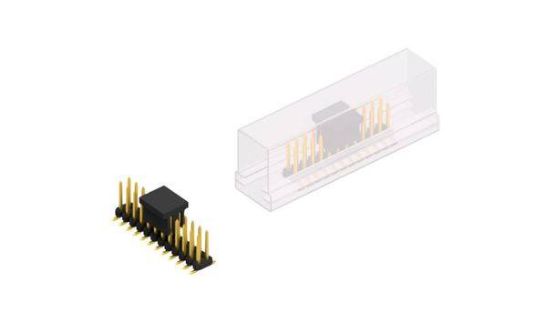 Fischer Elektronik Stiftleiste (Standard) Anzahl Reihen: 2 SLY8SMD06224GBSM 10 St.