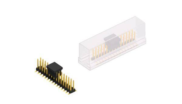 Fischer Elektronik Stiftleiste (Standard) Anzahl Reihen: 2 10063743 10 St.
