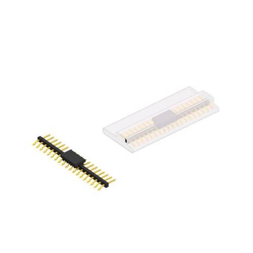 Fischer Elektronik Stiftleiste (Standard) Anzahl Reihen: 1 SLY9SMD04019GBSM 10 St.